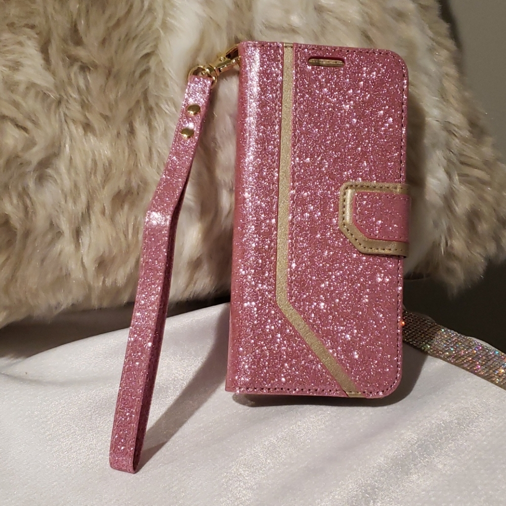S8 New Pink Glitter Phone Case
